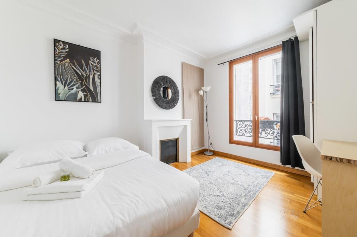 85M2 De Confort Paris 17 - Charme Parisien 6P - Flat-Guest Ngoại thất bức ảnh