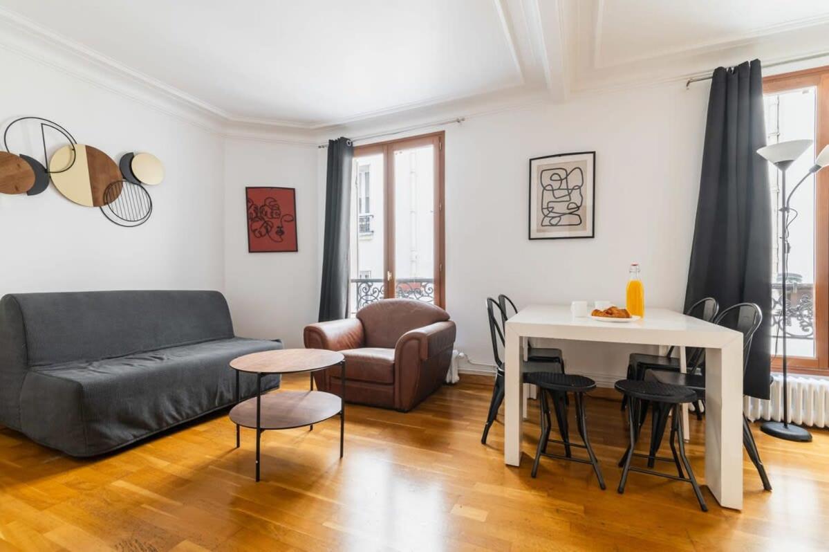 85M2 De Confort Paris 17 - Charme Parisien 6P - Flat-Guest Ngoại thất bức ảnh