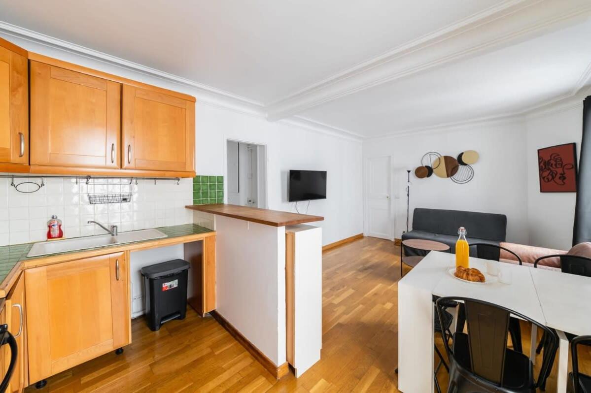 85M2 De Confort Paris 17 - Charme Parisien 6P - Flat-Guest Ngoại thất bức ảnh